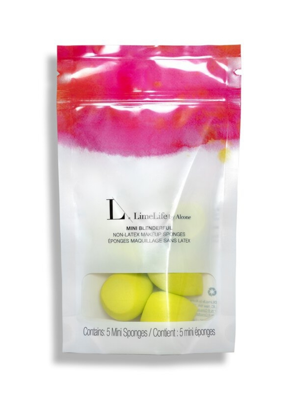 LimeLife By Alcone-Mini Makeup Sponges - Yellow (5 Pack)